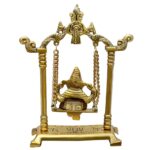 Metal Made Lord Ganesh on Swing