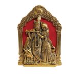 Radha Krishna with Cow Frame