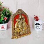 Radha Krishna with Cow Frame